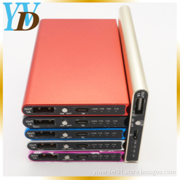 High Quality Full Capacity Aluminum 3200mAh Mobile Power Bank (YWD-PY13)